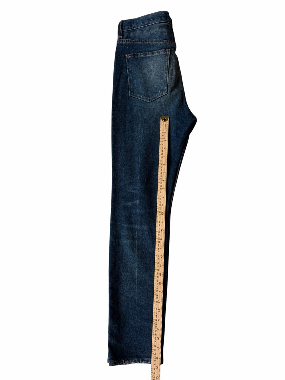 CQY Icon High Rise Slim Straight Jeans Acoustic Wash 28 NWT - Picture 11 of 13